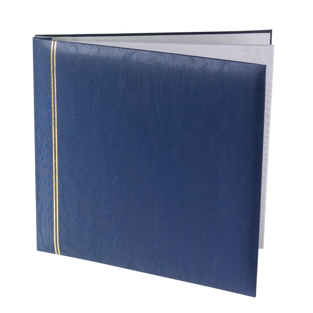 20 Page Top Load Scrapbook Navy Blue