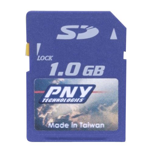 PNY 1GB Secure Digital Memory Card