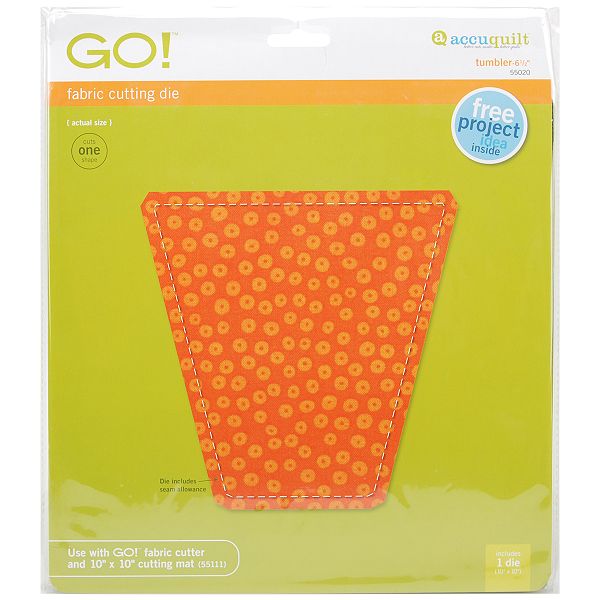 Accuquilt Go! Fabric Cutting Dies-tumbler 6-1/2" 550-20