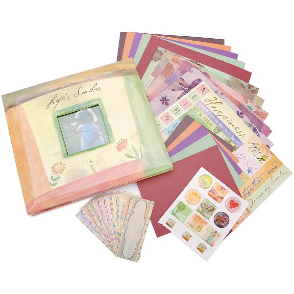 Tapestry By C.R. Gibson Tapestry Scrapbook Kit 8"X8"-Life's Smiles