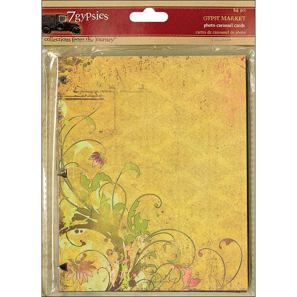 7 Gypsies Photo Carousel Cards 5"x6.25" 24/pkg-gypsy Market 7G-17818