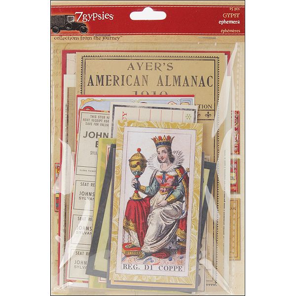 7 Gypsies Ephemera Assorted Sizes 15/pkg-gypsy 7G-EPH-11083