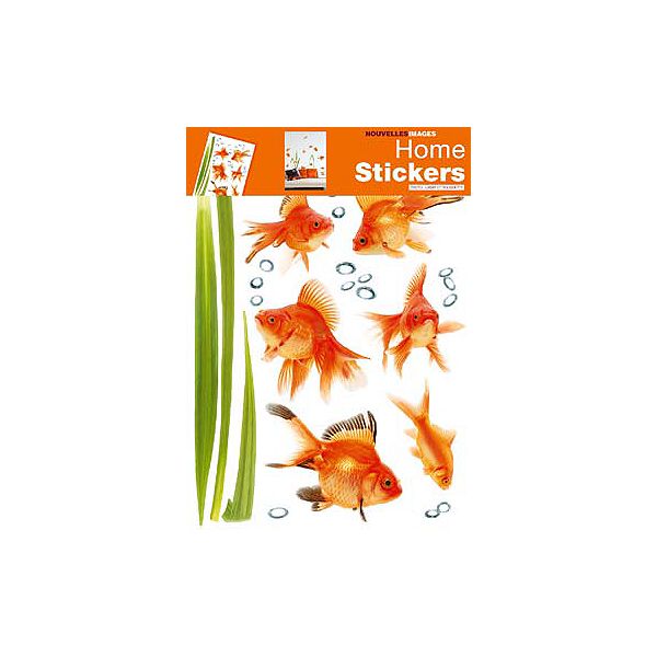 12 Gold Fishes With Underwater Plants & Bubbles On 2 Sheets Of 20x28 Host 048