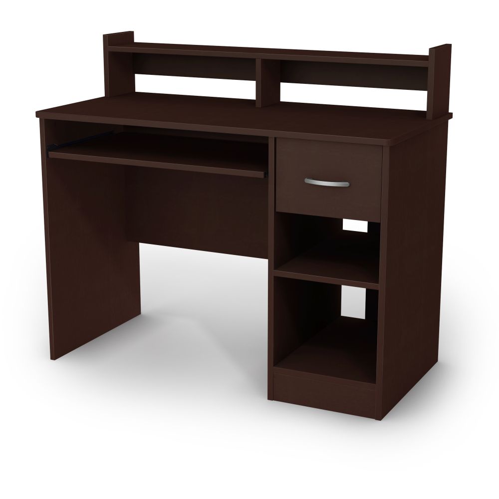 South Shore Essentials Small Desk - Chocolate