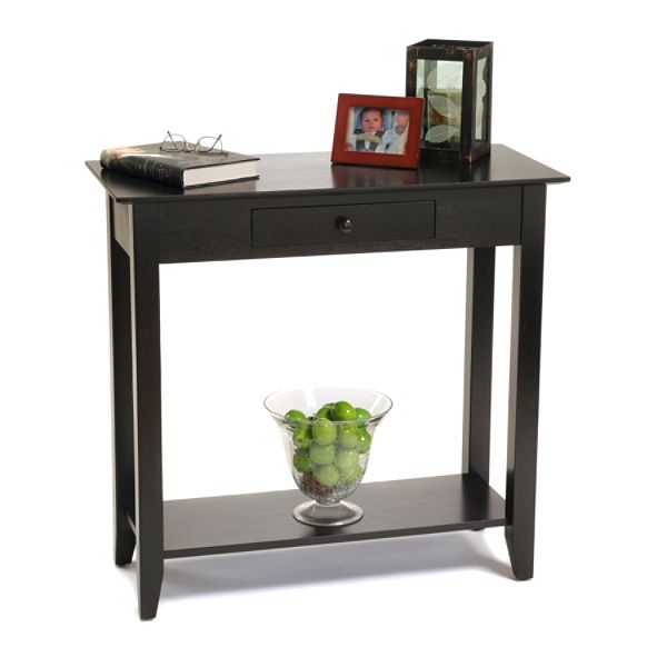 American Heritage Black Hall Table R6-105