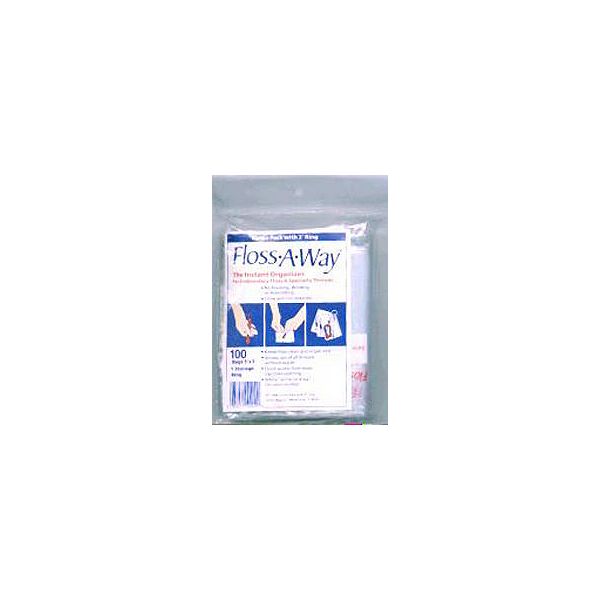 Action Bag Floss-a-way Organizer-3"x5" 100/pkg FL100