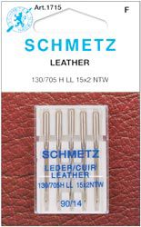 Euro Notions Leather Machine Needles-Size 14/90 5/Pkg
