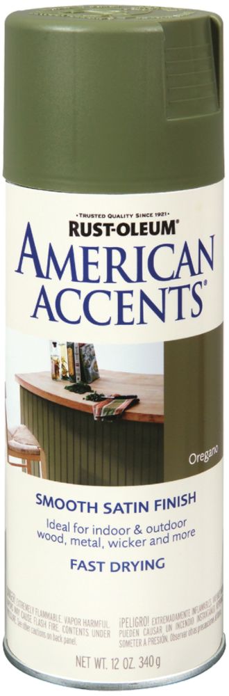 Rust-Oleum American Accents Acrylic Aerosol Paint 12 Ounces-Oregano
