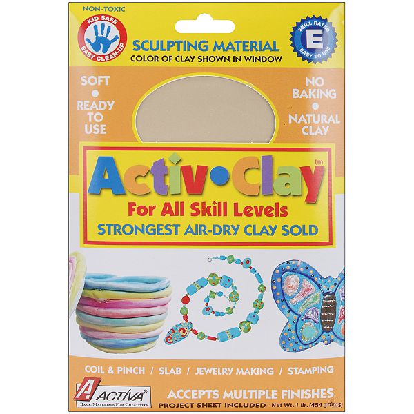 Activa Activ-clay Air Dry 1 Pound-white 160A