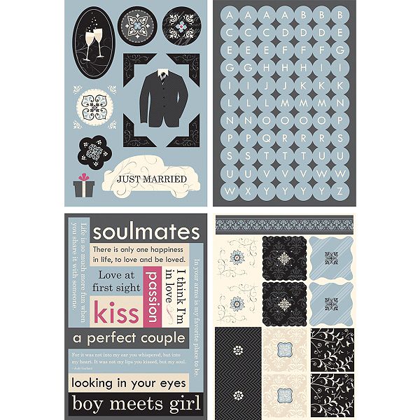 American Traditional Premium Sticker Pad 8 Sheets 4.5"x7"-story Of Us PAD-ST-1660