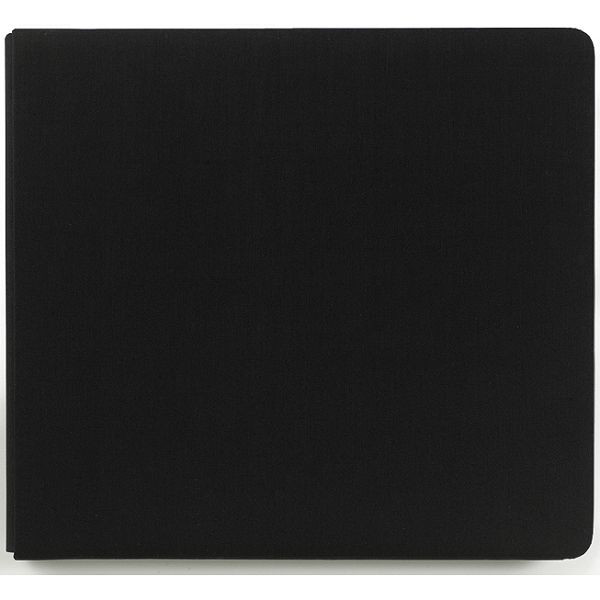 Colorbok Perfect Scrapbook Fabric Album 8"x8"-black Licorice