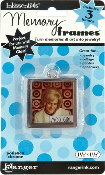 RANGER Inkssentials Memory Frames-Polished Chrome Square 1.5" at Kmart.com