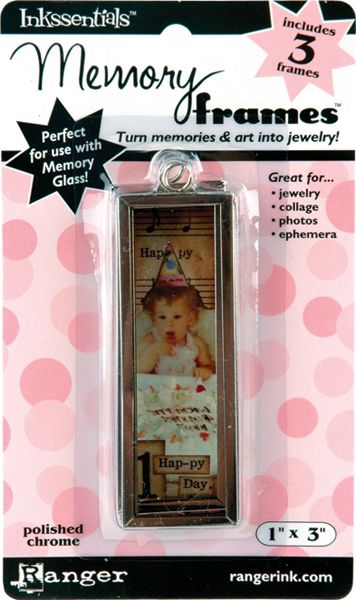 RANGER Inkssentials Memory Frames-Polished Chrome Rectangle 1"X3" at Kmart.com