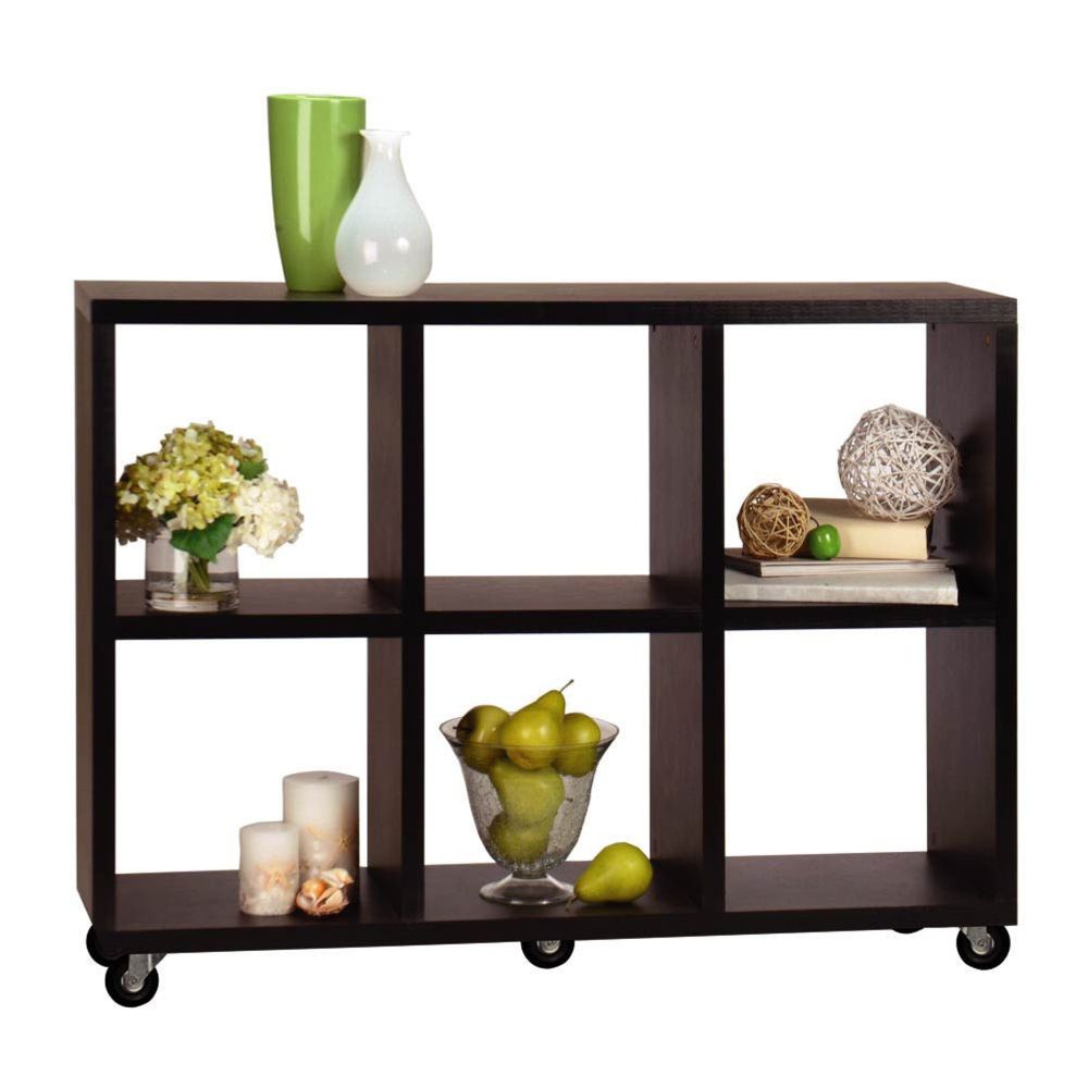 Northfield Rolling Room Divider Bookcase by Convenience Concepts, Inc. at Sears.com