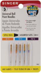 Singer Ball Point Machine Needles-Size 11/80