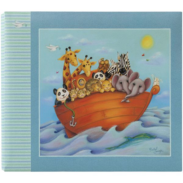 Amanda Blu Print Postbound Album 12"x12"-noah&rsquo;s Ark PRINT-3052