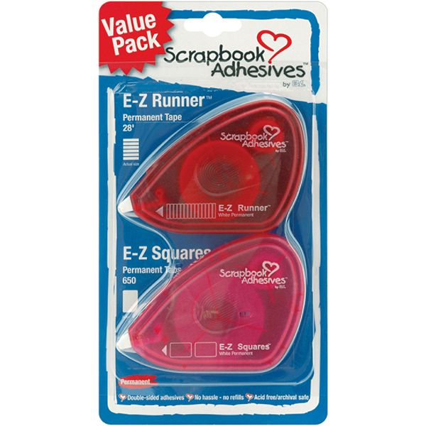 3l E-z Dispensers Value Pack 2/pkg-e-z Squares/e-z Runner 1648