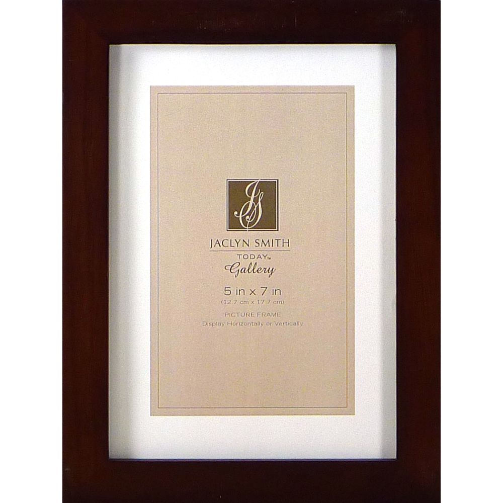 Jaclyn Smith Today Walnut Wood Gallery 5 X 7  Inch Picture Frame at Sears.com