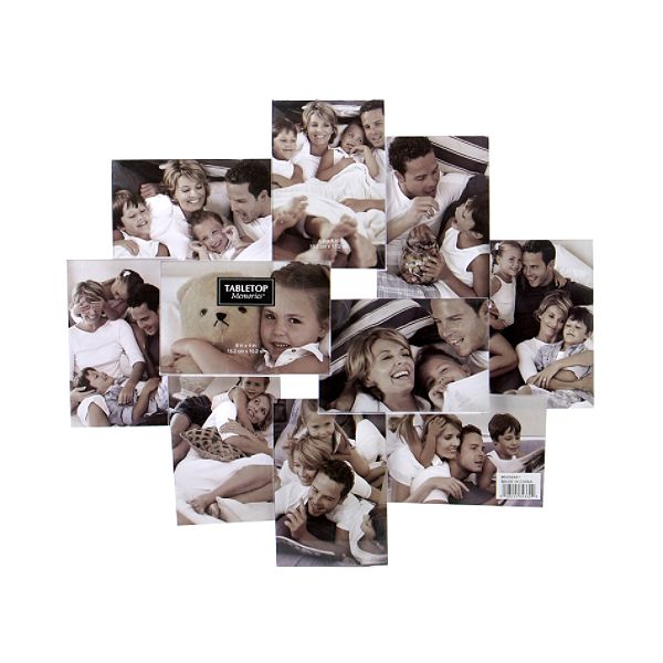 Acrylic Multi-opening Collage Picture Frame 10 Openings 1063757