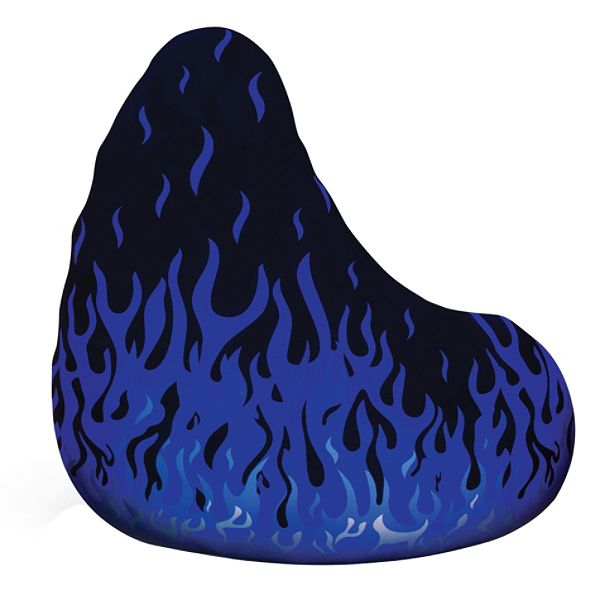 Adult Blue Flame Bean Bag Chair Skin/cover 1244516
