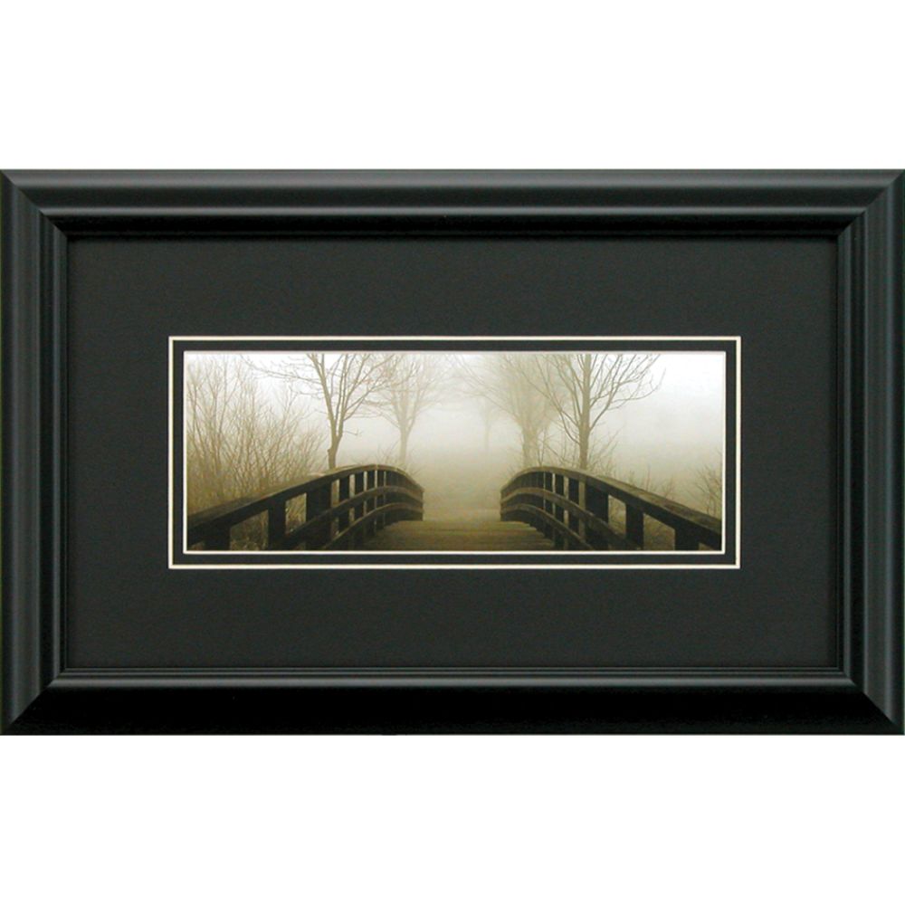 Footbridge Black And White Photography Framed Art Wall Decor
