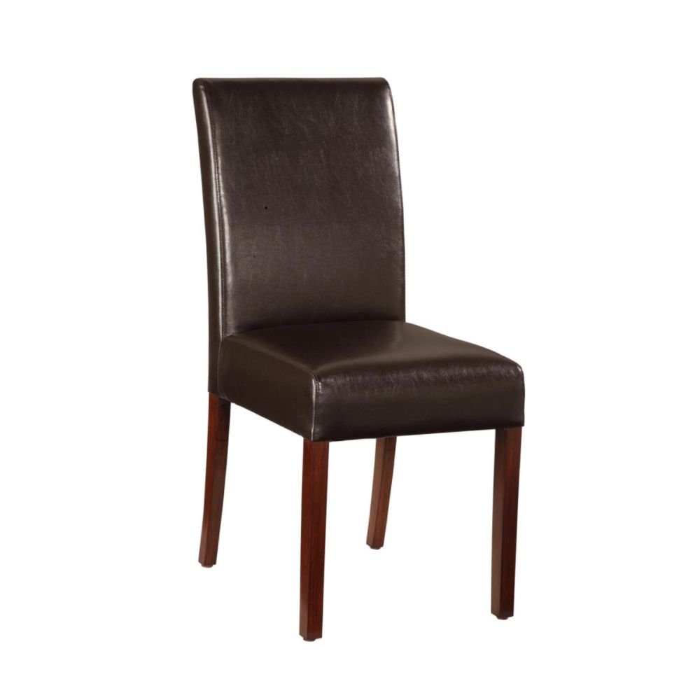 Essential Home Faux Leather Parsons Chair
