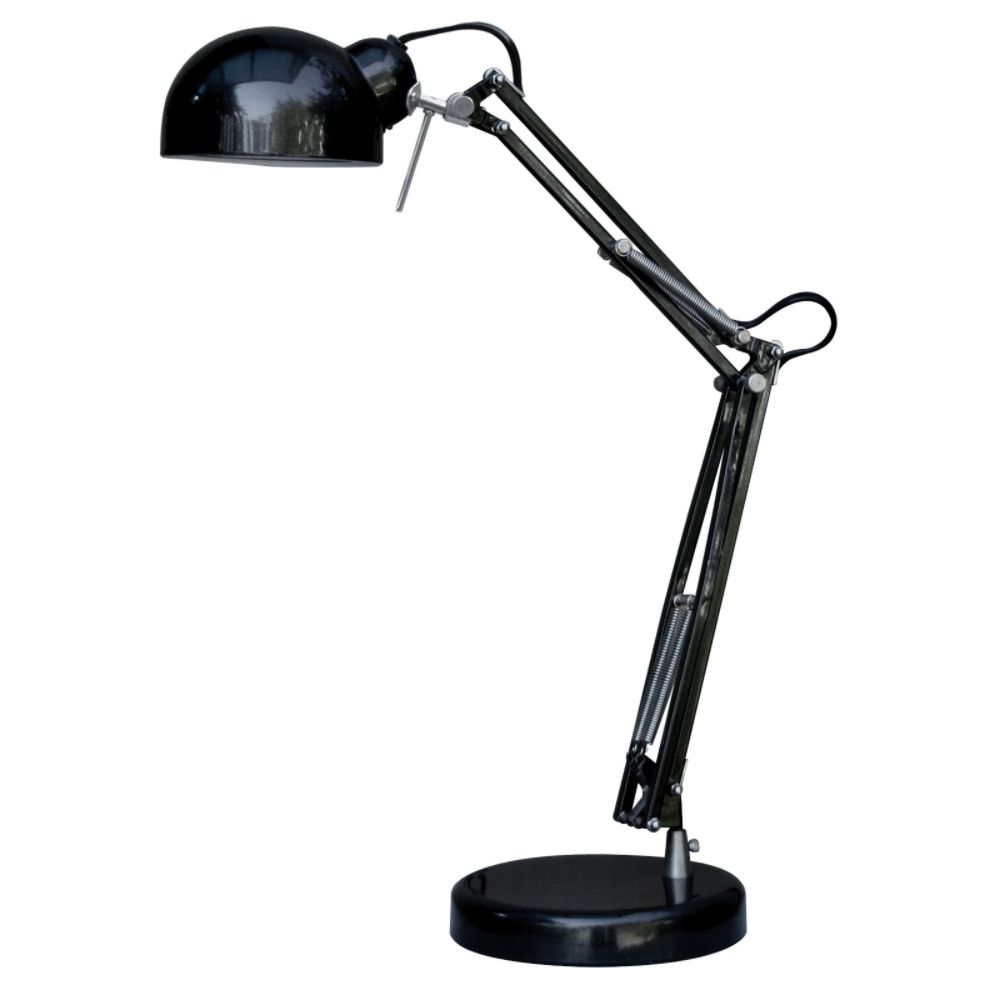 Essential Home Adjustable Desk Lamp-Black