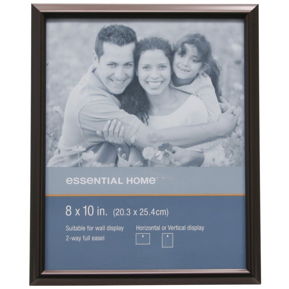 Essential Home Frame Endcap 8X10 Bronze Tabletop