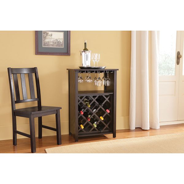 Jaclyn Smith Traditions Mission Wine Rack