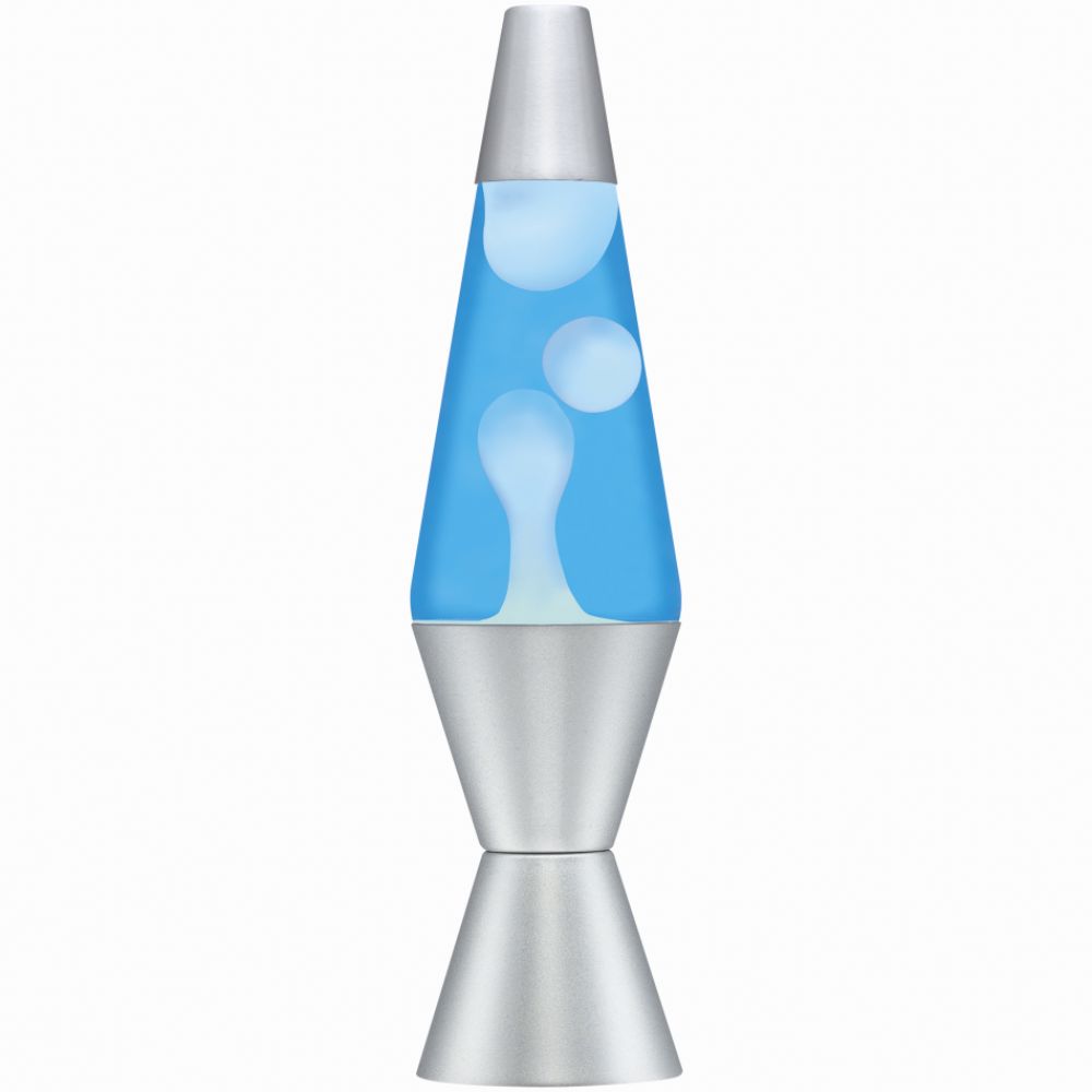The Original Lava Brand Lava Motion Lamp 14.5" Blue Silver