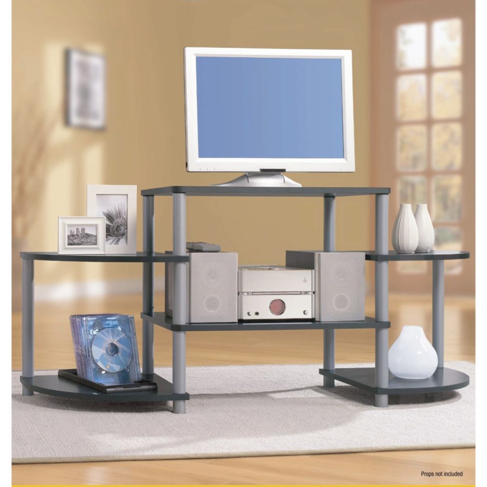 Essential Home Entertainment Center Black And Silver price decreased by 44%