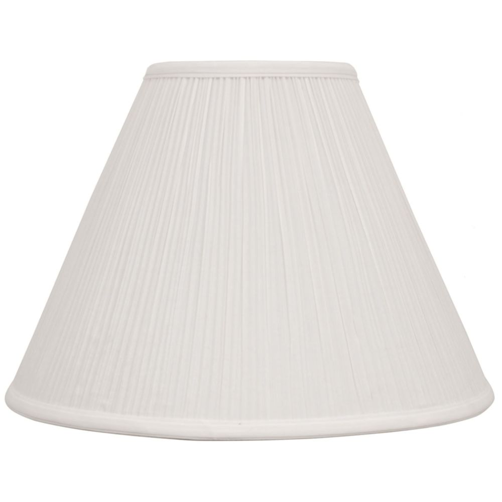 Essential Home Lamp Shade White Pleat Cone at Kmart.com