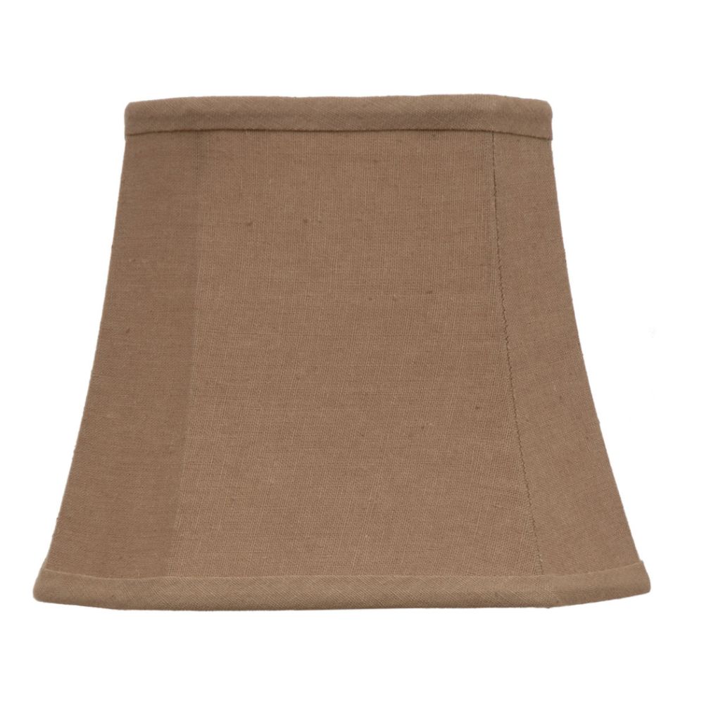 Essential Home Lamp Shade Cut Corner Tan Accent