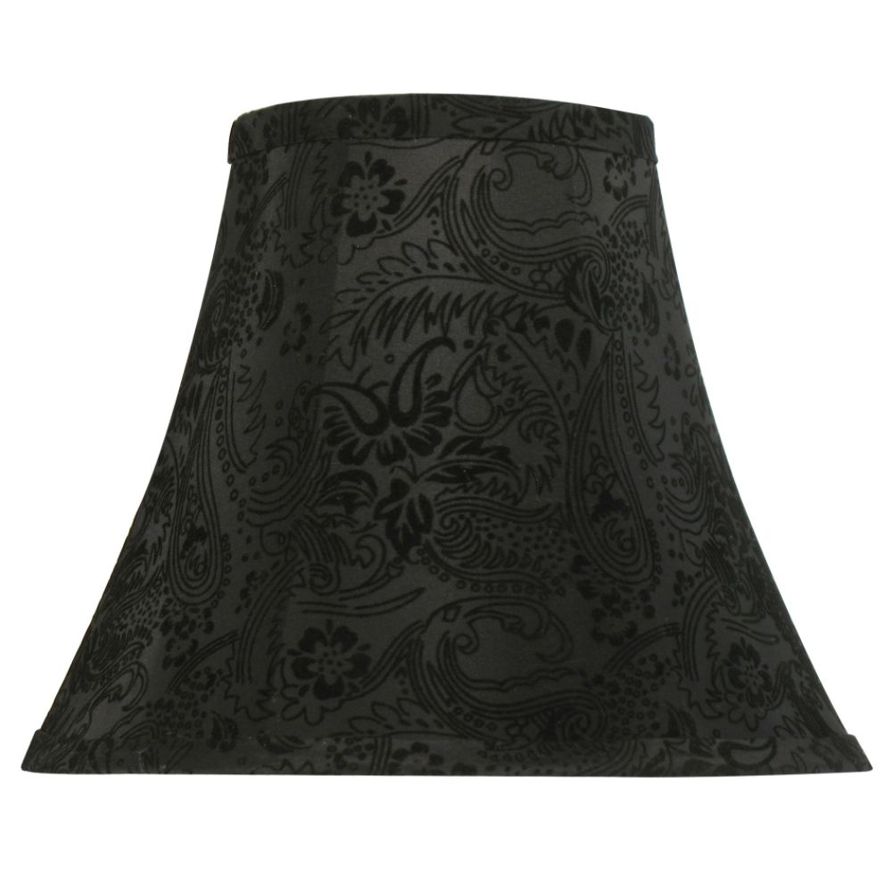 Essential Home Lamp Shade Black Accent  Bell