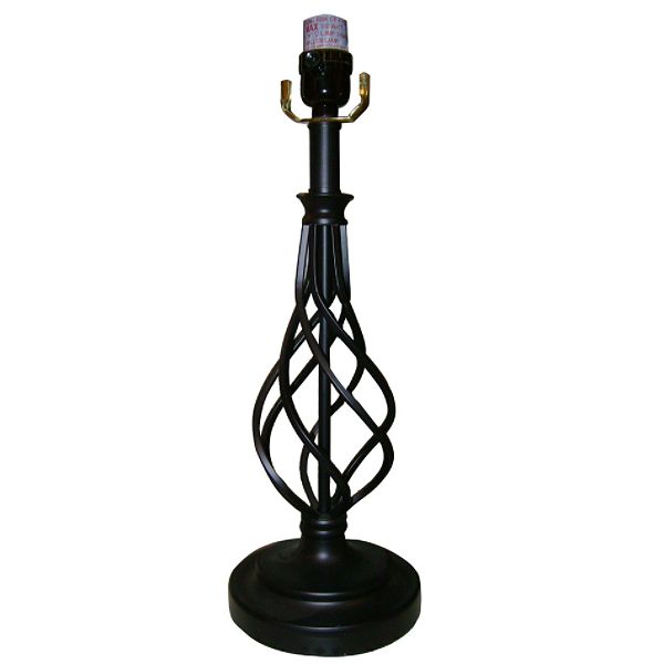 Essential Home Iron Scroll Table Lamp Base