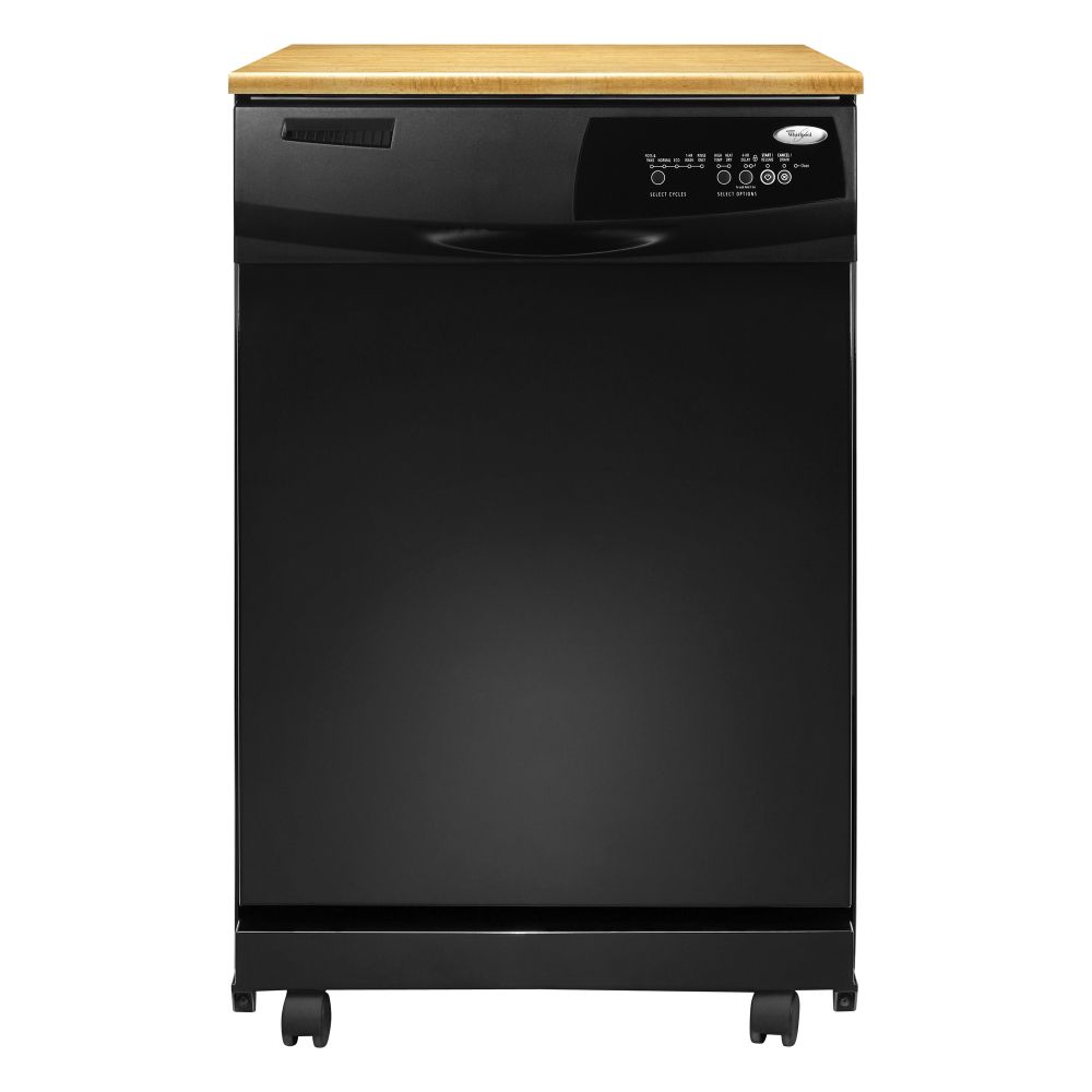 Whirlpool 24" Portable Dishwasher - Black ENERGY STAR® at Sears.com