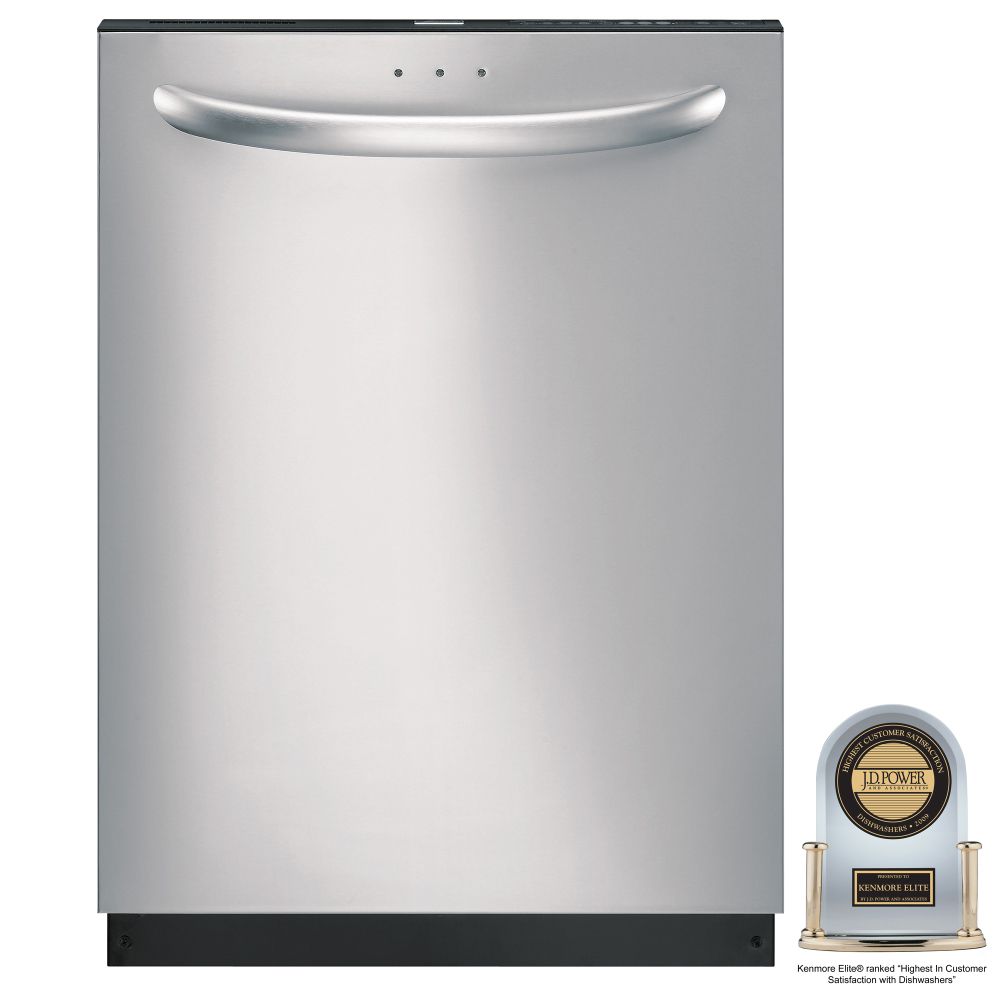 Kenmore Elite 24 in. Elite(TM) Built-In Dishwasher w/Ultra Wash HE Wash...