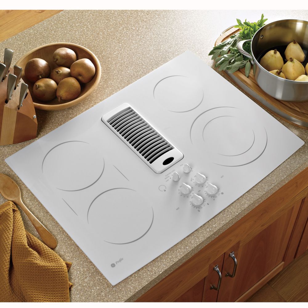 GE Profile 30" Electric Downdraft Cooktop PP989