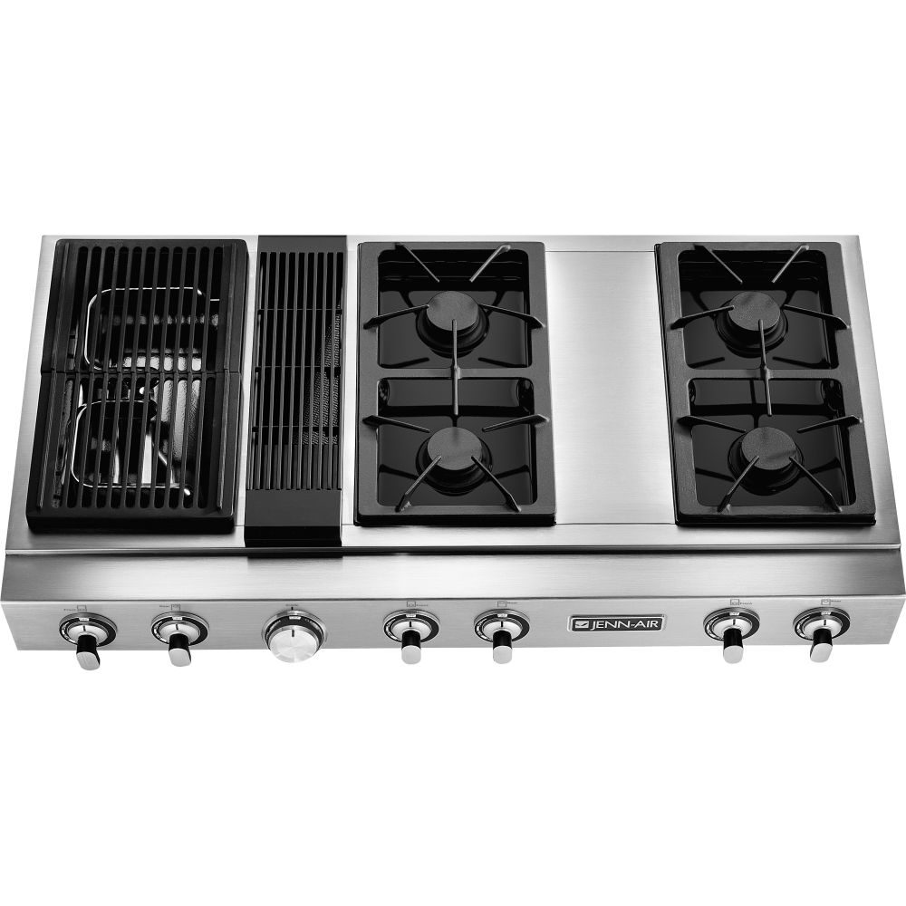Jenn-Air Pro-Style(R) 48" Modular Gas Downdraft Cooktop JGD8348CD