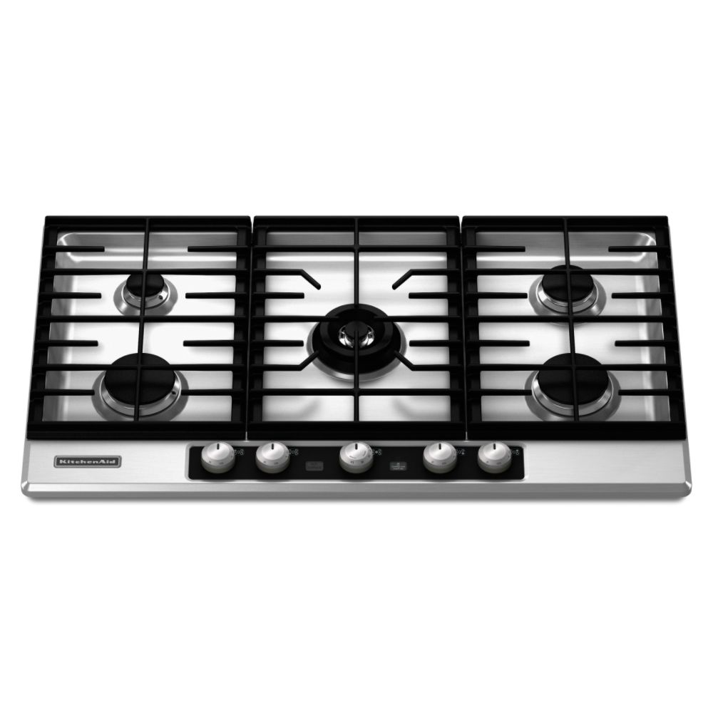 KitchenAid 36" Gas Cooktop KFGU766V