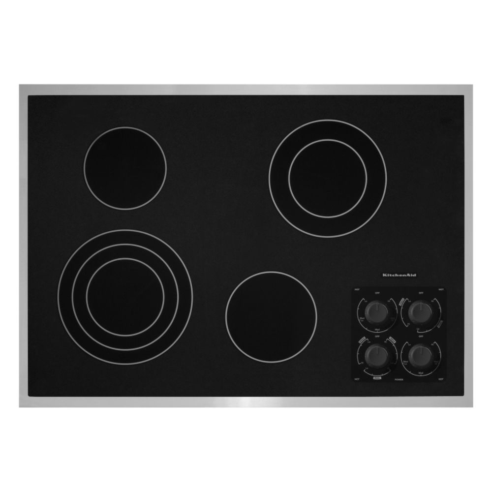 KitchenAid 30" Electric Ceramic-Glass Conventional Cooktop                                                                               