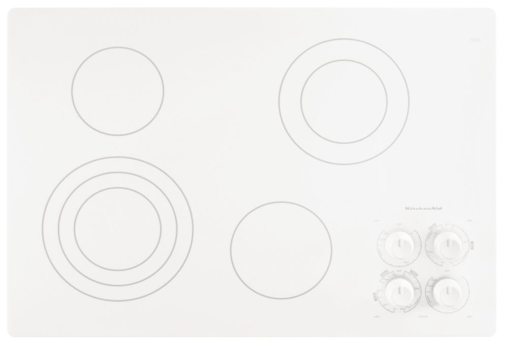 KitchenAid 30" Electric Ceran&reg; Glass Cooktop KECC507R