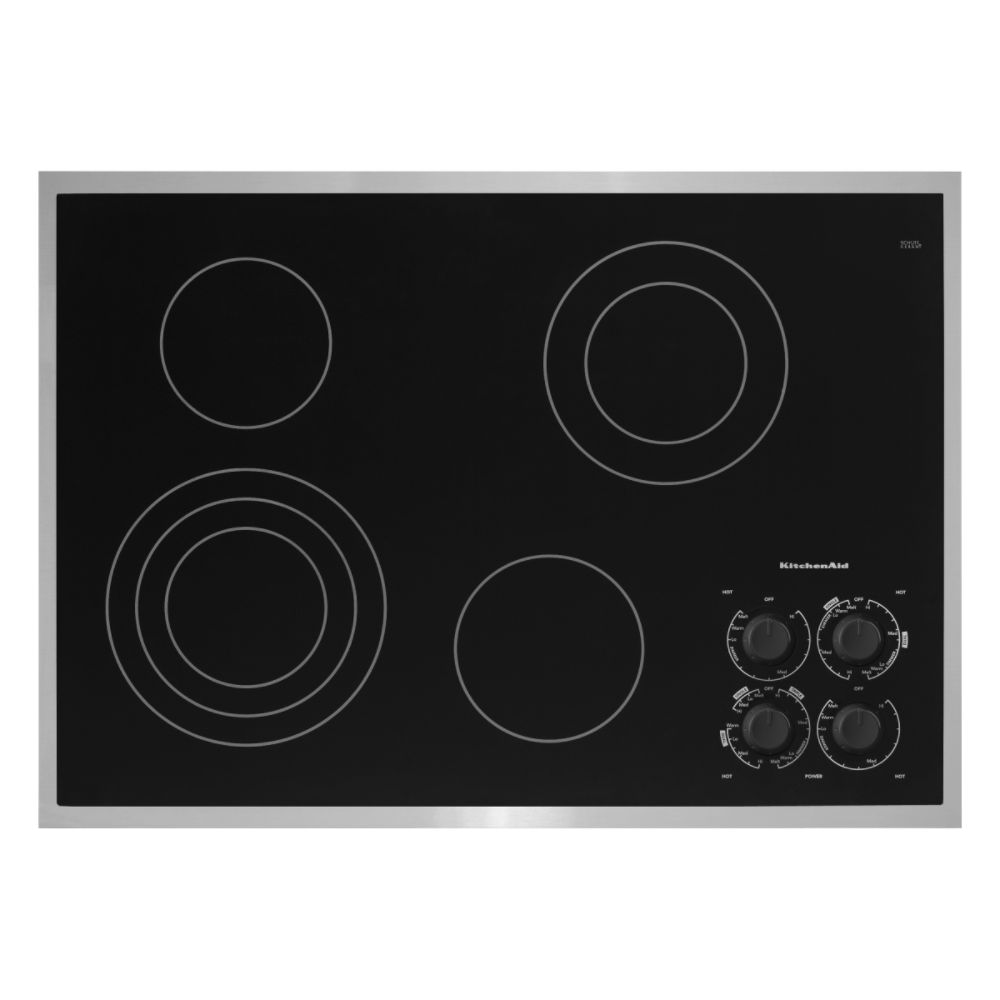 KitchenAid 30" Electric Ceran&reg; Glass Cooktop                                                                                            