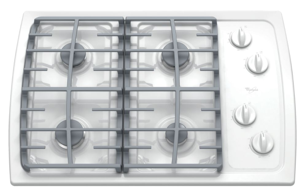 Whirlpool 30" Gas Cooktop with Sealed Burners SCS3017R