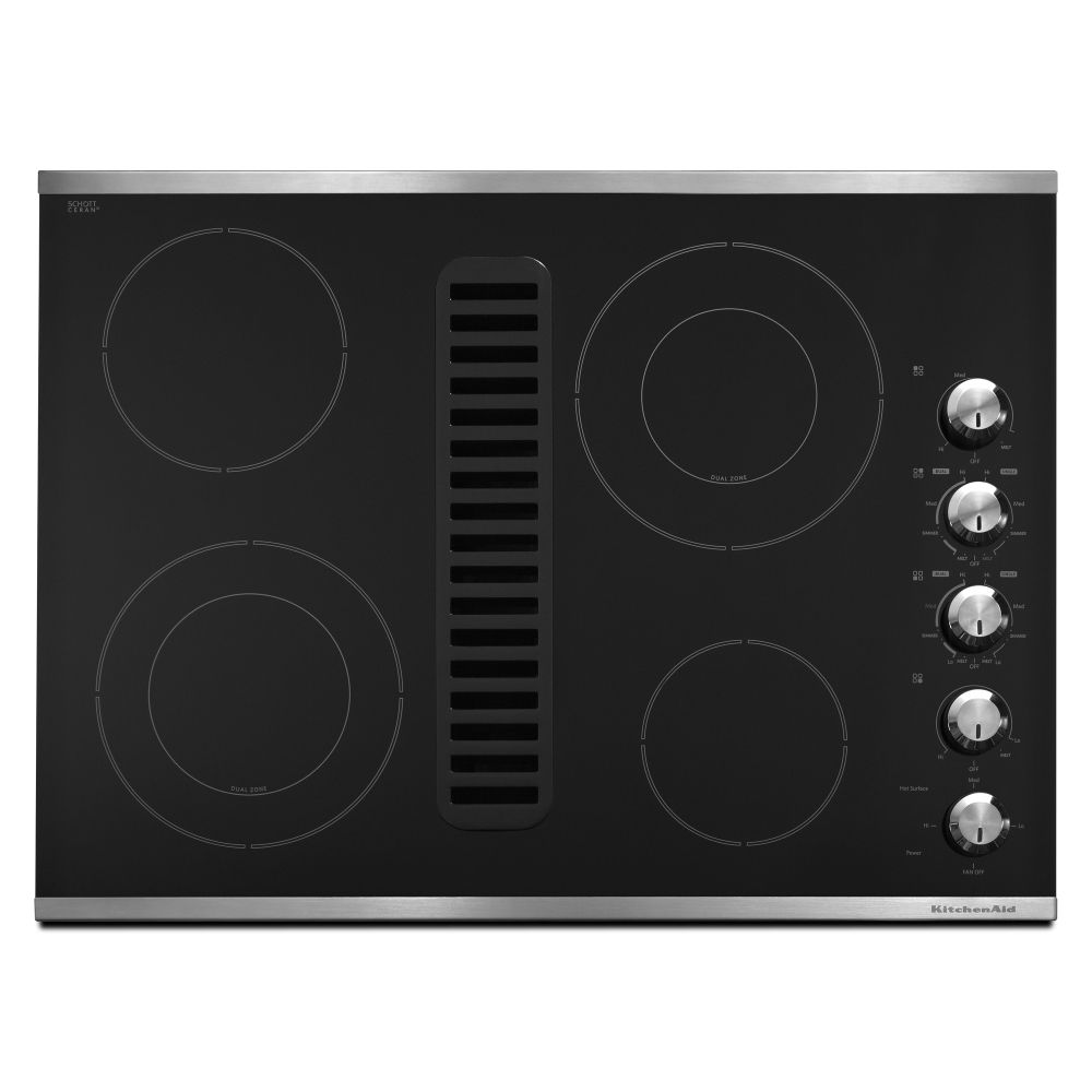 KitchenAid 30 in. Electric Downdraft Cooktop                                                                                                