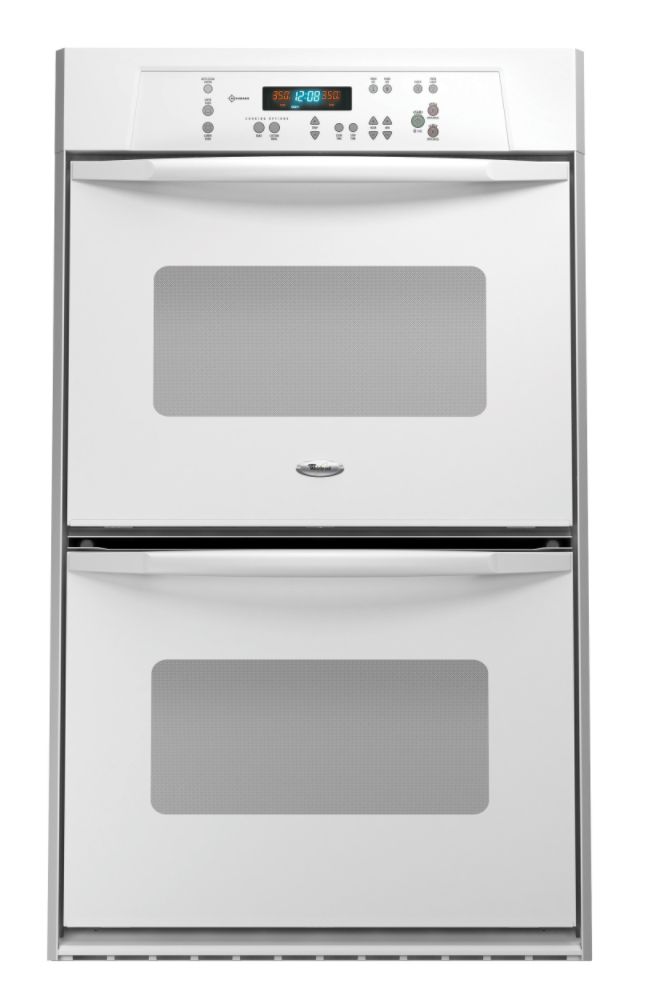 Whirlpool 24" Double Electric Wall Oven w/Self-Clean Upper Oven RBD245PR