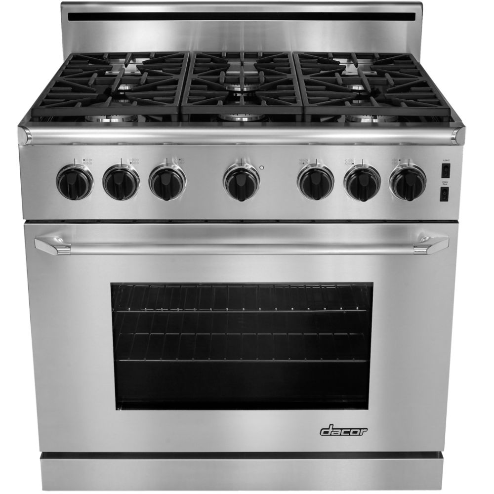 Dacor Renaissance 36 in. Slide-In Gas Range - Liquid Propane