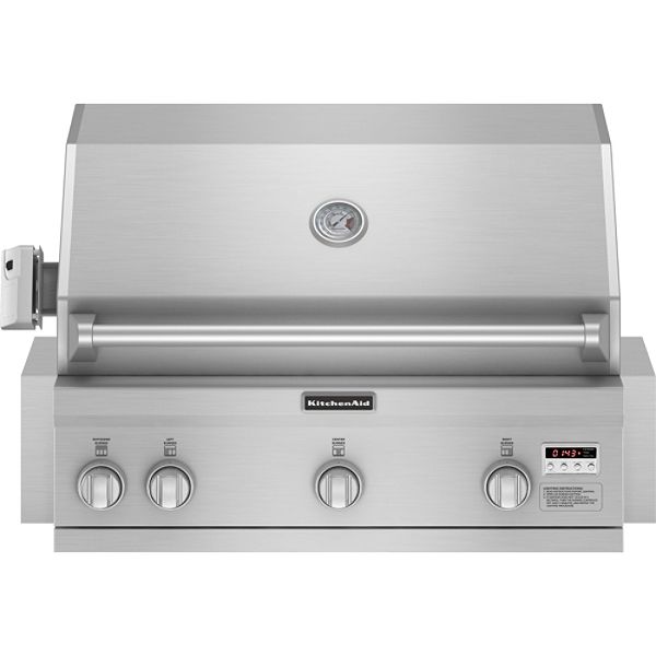 "Kitchenaid Grill 36"" Built-In Stainless Steele Gas Grill -
