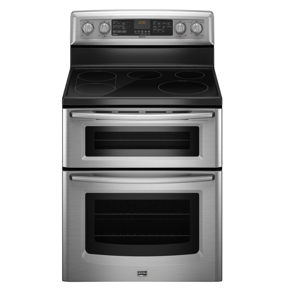 Maytag 30" Double Oven Freestanding Electric Range (MET8775X)