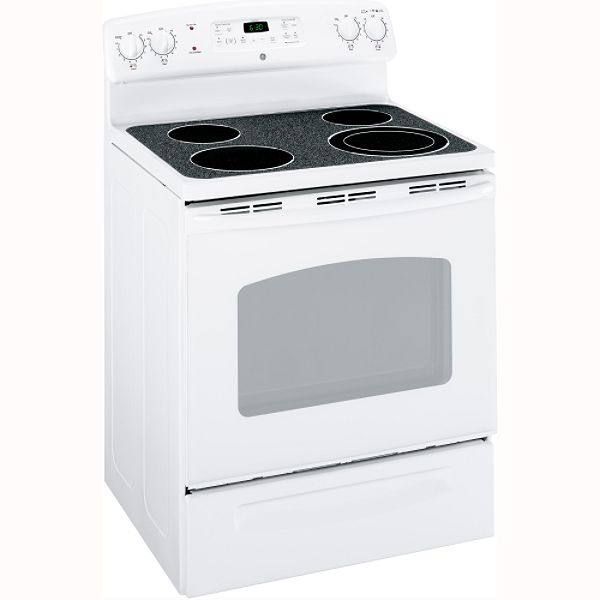 Ge Appliances White 30" Freestanding Electric Range Jb400dpww -